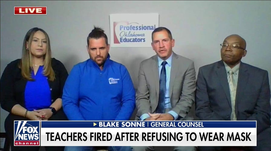 Six teachers sue Oklahoma school district after being fired for refusing to wear a mask