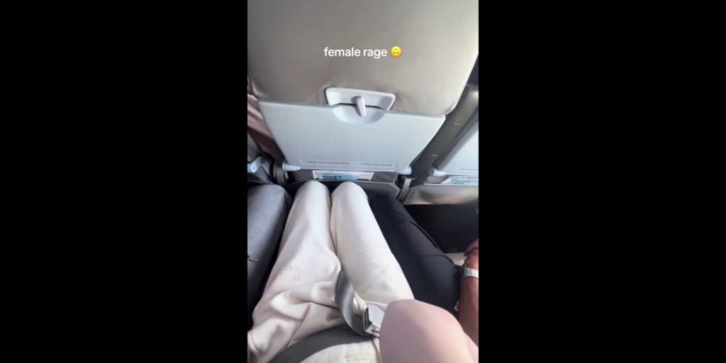 Woman's viral TikTok shows 'manspreading' situation amid flight
