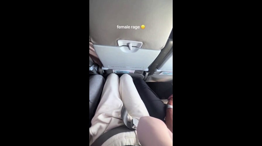 Woman's viral TikTok shows 'manspreading' situation amid flight