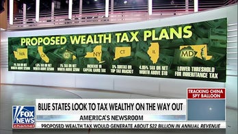 Blue states look to tax wealthy on the way out