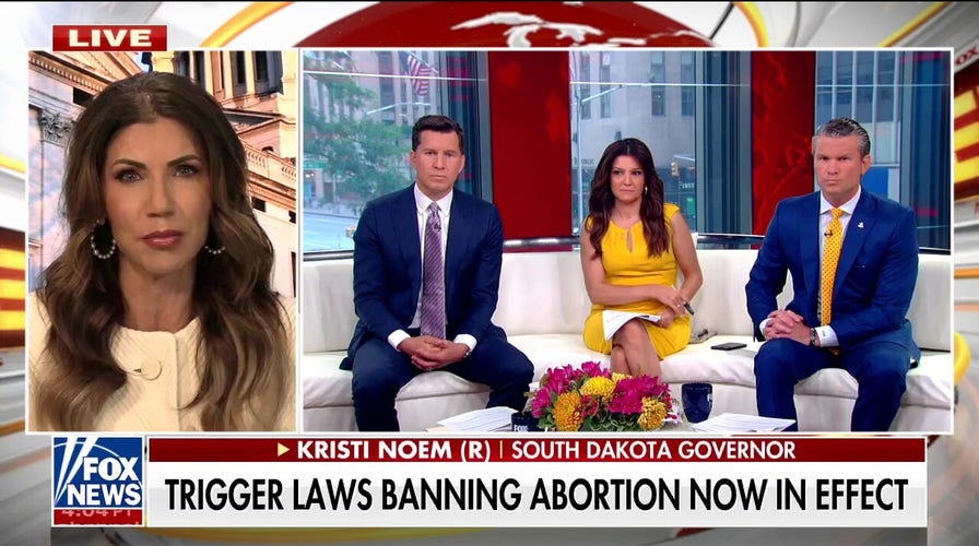 South Dakota trigger law bans abortion: ‘Now we focus on taking care of women,' says Gov. Kristi Noem