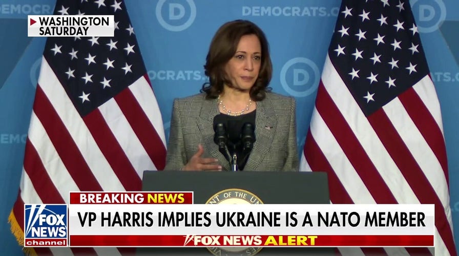 Biden White House makes changes to Kamala Harris' Ukraine remarks in transcript