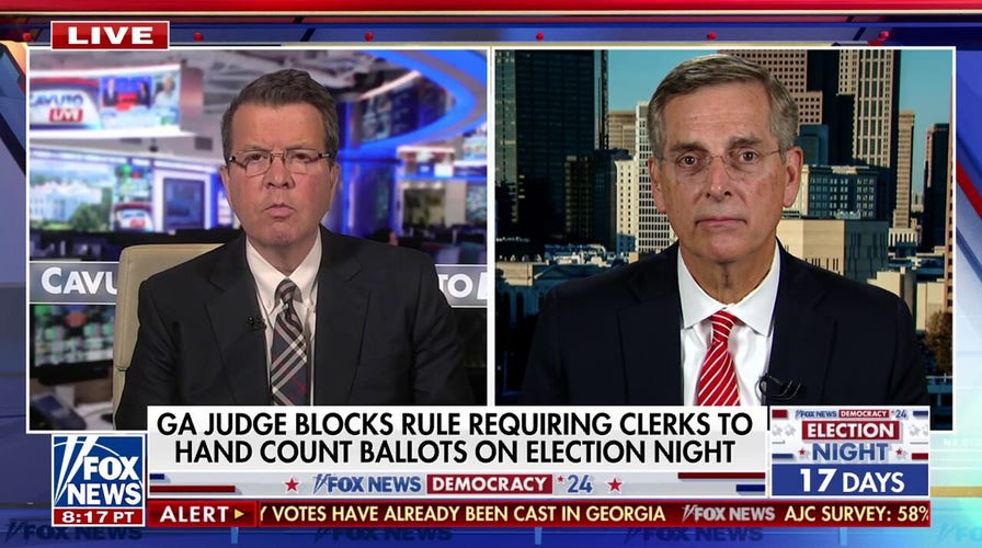 Georgia Secretary of State praises court for striking down ballot counting measure: 'Down in flames'
