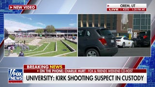 Suspect who shot Charlie Kirk in custody, Utah Valley University says