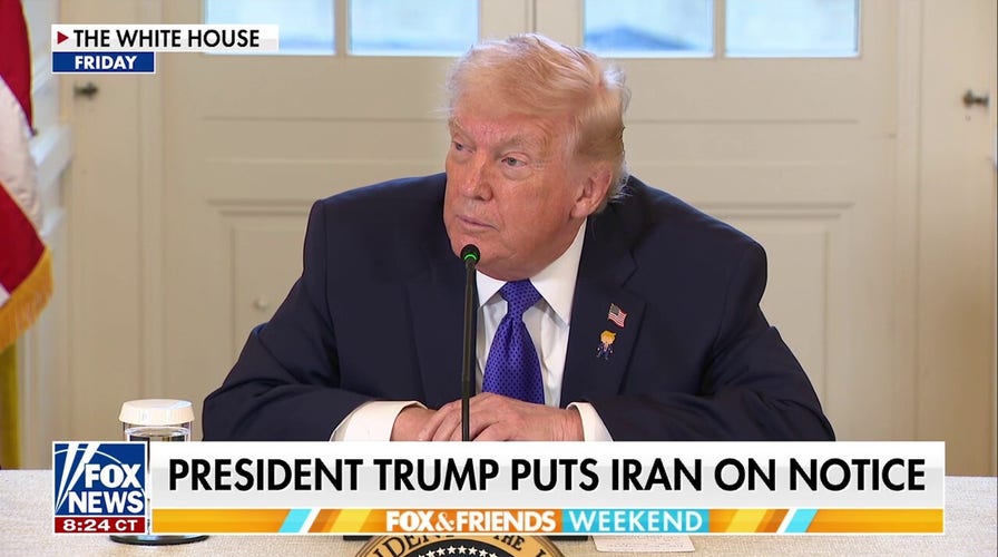 Trump warns Iran is in ‘big trouble’ amid massive protests