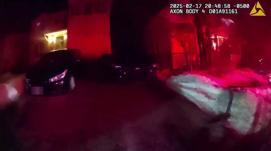 Bodycam footage shows rescue of man allegedly held captive by stepmom as home burns