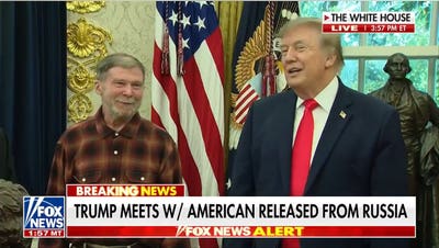 Trump meets with American released from Russian prison - Fox News
