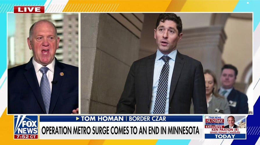 Homan fires back at Minnesota leaders' demands that federal government pay for ICE 'damage'