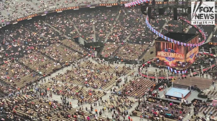 WWE fans trickle into Allegiant Stadium for WrestleMania 41