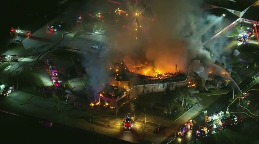 Firefighters from multiple departments respond to a church fire in Florence, New Jersey (WTXF)