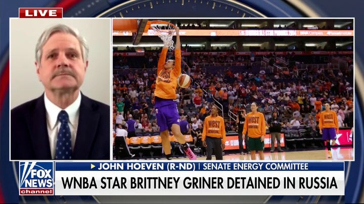 Sen. John Hoeven on WNBA star Brittney Griner being detained in Russia: ‘They better be very careful’