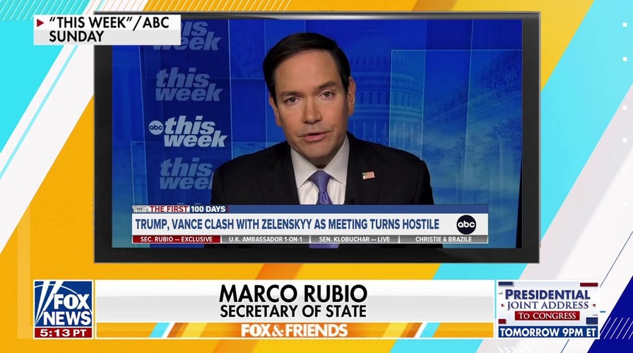 Secretary Rubio emphasizes need to work with Russia to end war in Ukraine
