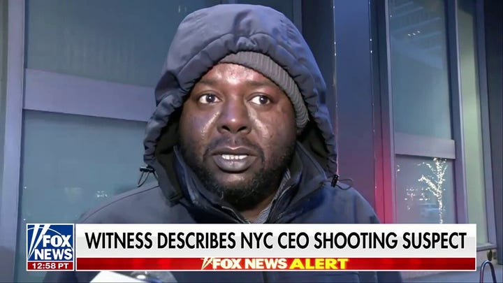 Witness gives his account of the UnitedHealthcare CEO shooting