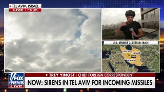 Sirens sound off as Tel Aviv braces for incoming missiles