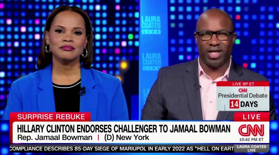 Rep Bowman disses Hillary Clinton after she endorses his opponent