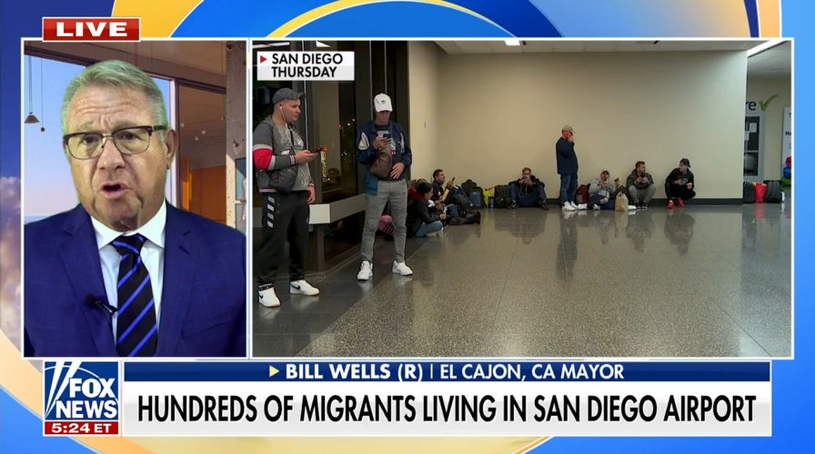 El Cajon mayor says hundreds of migrants living at San Diego airport: 'People have nowhere to go'