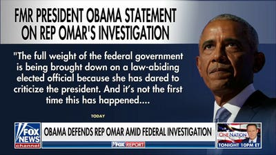Barack Obama defends Ilhan Omar amid federal investigation