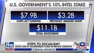 US government becomes shareholder with Intel with 10% stake