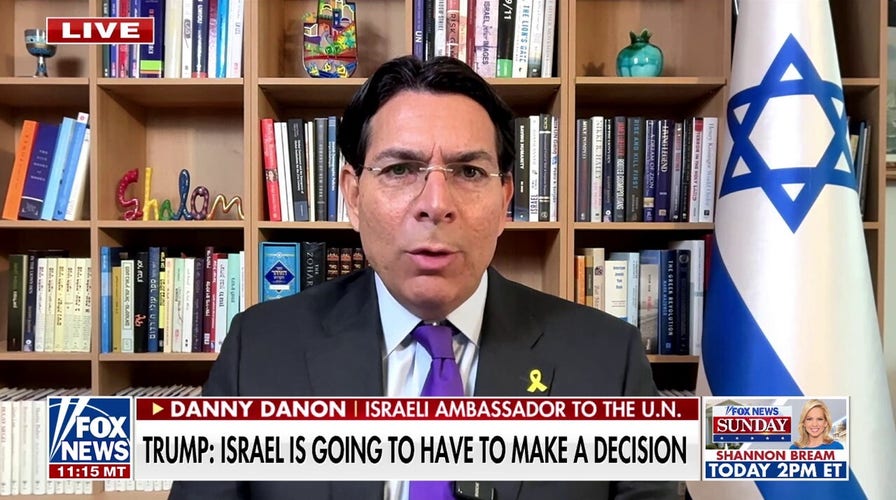 Danny Danon hits back at 'ridiculous and shameful' Gaza hunger crisis claims