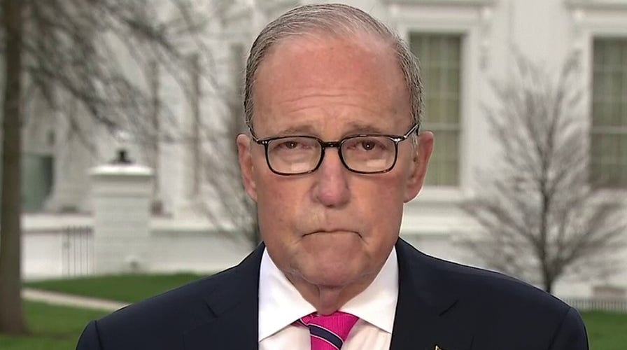 Kudlow: No stock buybacks, extra executive compensation for large businesses who receive funds