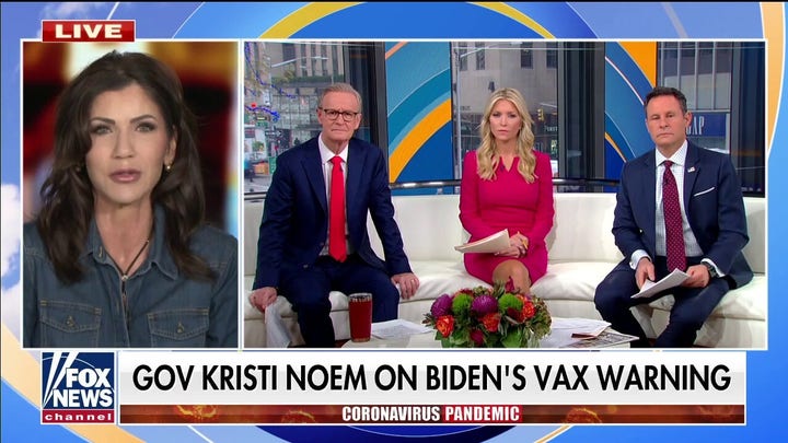 Gov. Noem responds to Biden's Christmas warning to unvaccinated Americans
