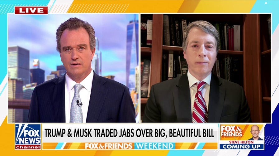 Trump, Musk feud hurts 'big, beautiful bill' passing 'at the margins,' Rich Lowry says