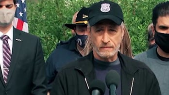 Jon Stewart back in Washington in new fight for veterans looking for burn pit relief