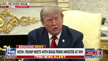 President Donald Trump says inflation is down, praises team for 'great job'