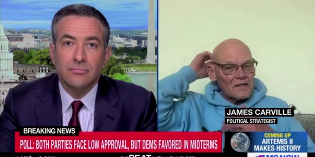 Carville delivers blunt reasoning for Democratic Party's unpopularity