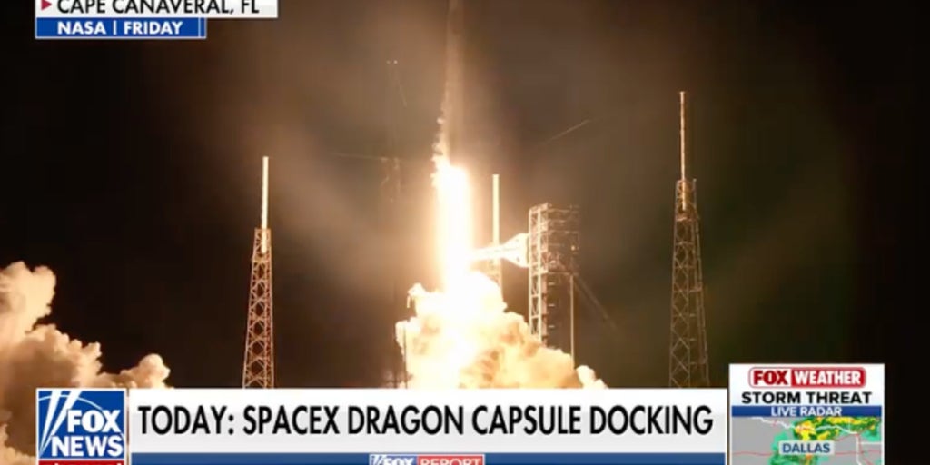 SpaceX Crew-12 docking at International Space Station