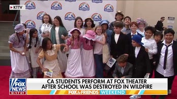 California elementary students perform at Fox Theater after wildfires burn down school