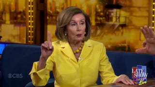 Pelosi interview with Stephen Colbert interrupted by anti-Israel agitators - Fox News