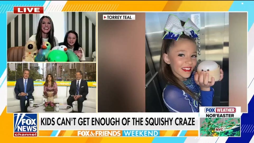 Viral squishy toy craze takes off with kids and adults