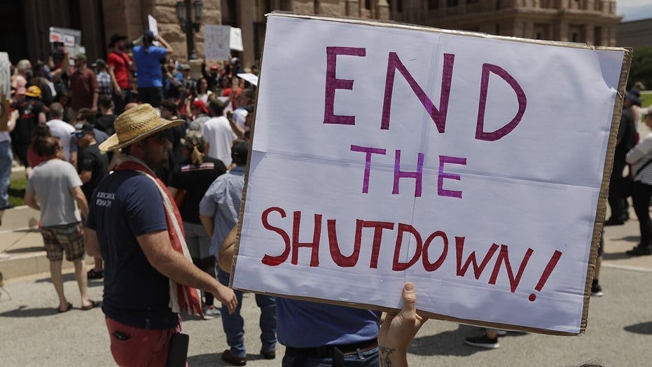 Protesters in Texas say state is not reopening fast enough