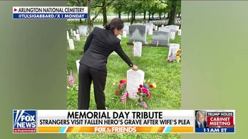 Gold Star wife discusses viral Memorial Day tribute for fallen husband