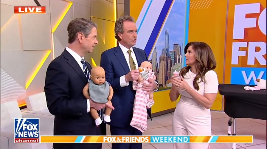 'Fox & Friends Weekend' co-hosts put grandparenting skills to the test in baby boot camp