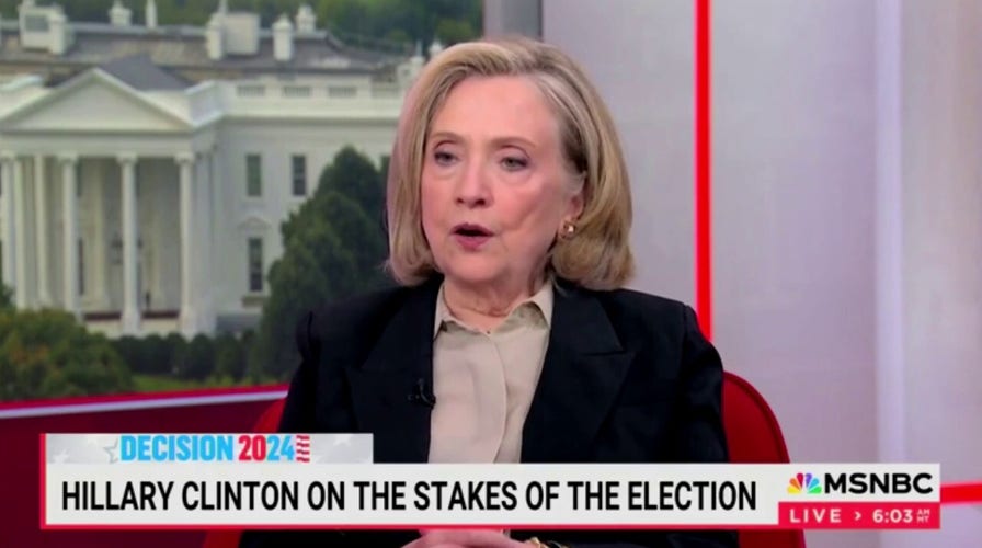 Hillary Clinton says Harris-Walz will win popular vote: 'I have no doubt'