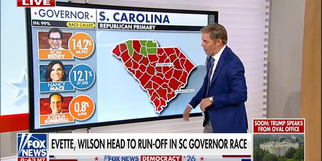Trump-backed South Carolina gubernatorial candidate advances to runoff