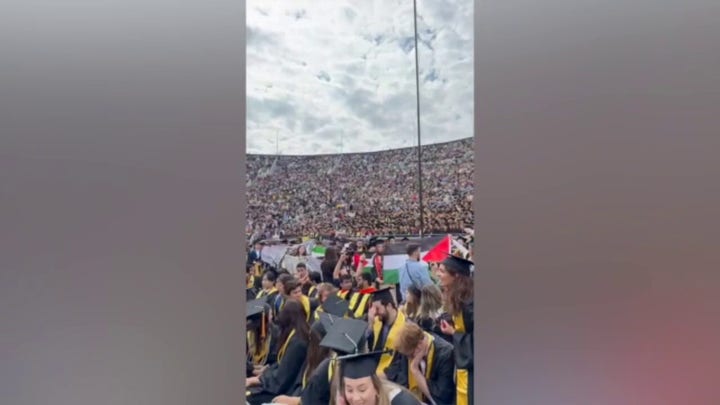 Anti-Israel agitators attempt to disrupt University of Michigan commencement