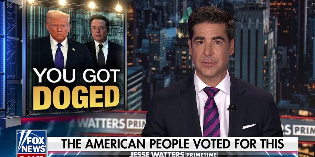 Jesse Watters ridicules Dems: 'It's unconstitutional to save money?'