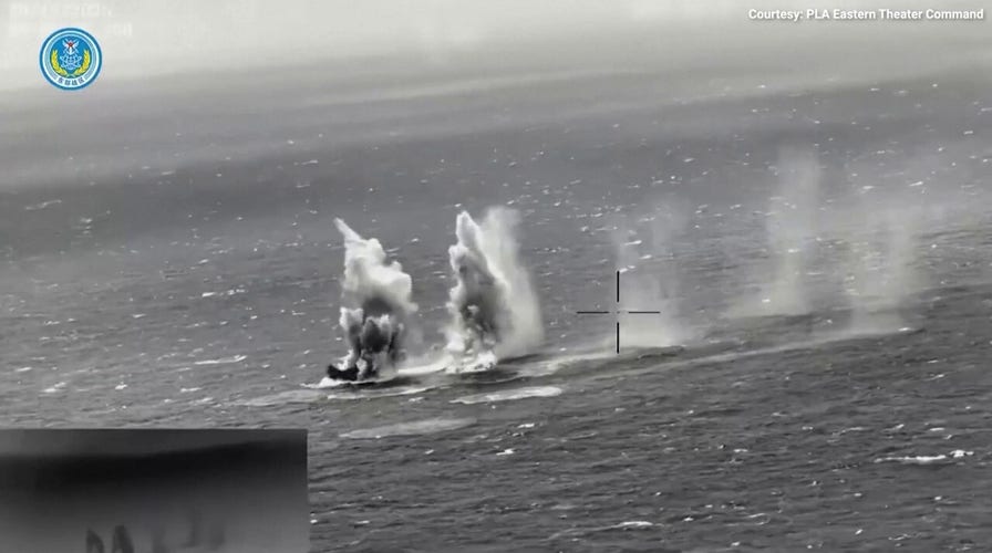 China conducts live-fire drills with rockets near Taiwan as military issues warning