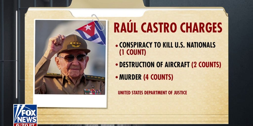 Raúl Castro indicted for 1996 shoot-down of American pilots
