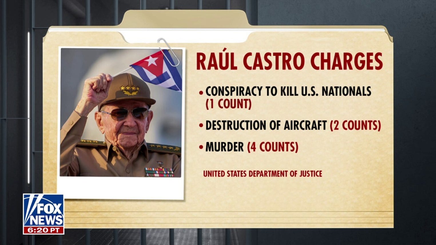 Raúl Castro indicted for 1996 shoot-down of American pilots