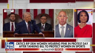  There were ‘audible groans’ from Democrats during Trump’s associated  code  - Fox News