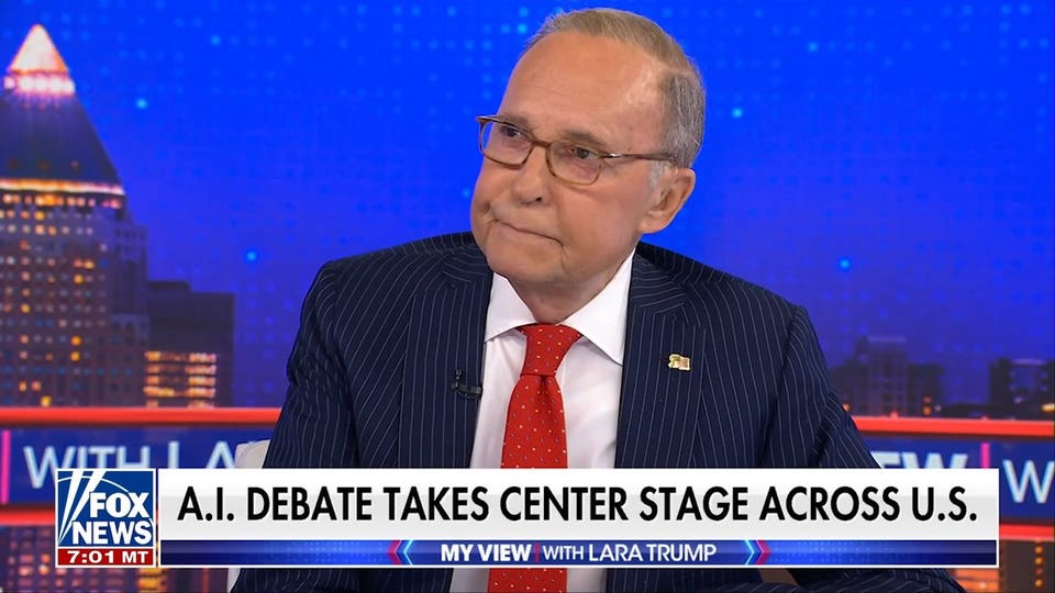 Larry Kudlow: Let's not throw a wrench into the AI movement