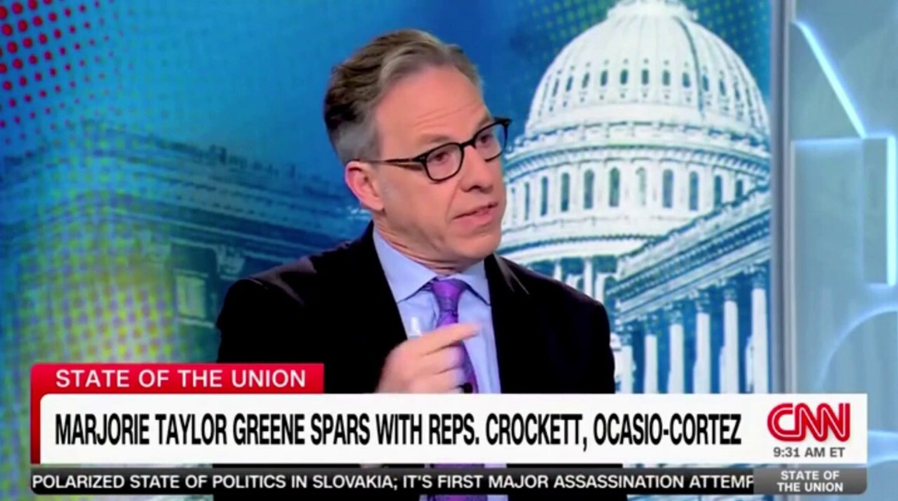 Crockett Accused of Mimicking Greene's Insults by Tapper