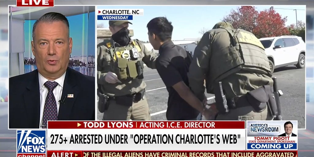 Charlotte immigration sweep nears 300 arrests as ICE cites surge in ramming attacks
