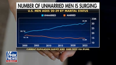 Gen Z seeing 'retreat from marriage' as single young men surge