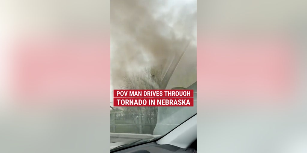 This man drove through a tornado in Nebraska