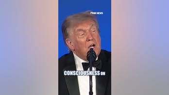 Trump takes center stage at WHCA dinner with jokes